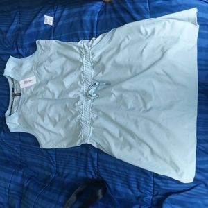 Tank dress with drawstring